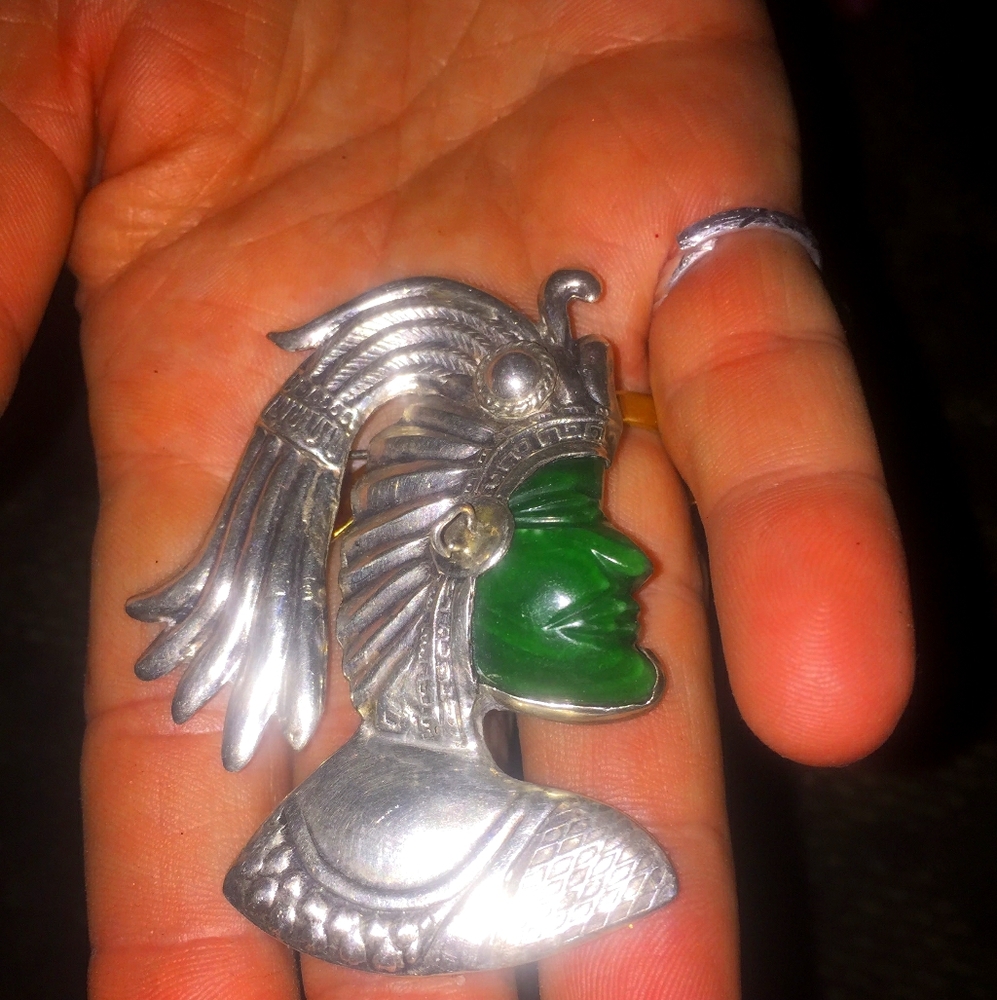 Hand carved Vintage Navajo Indian stamped collecti